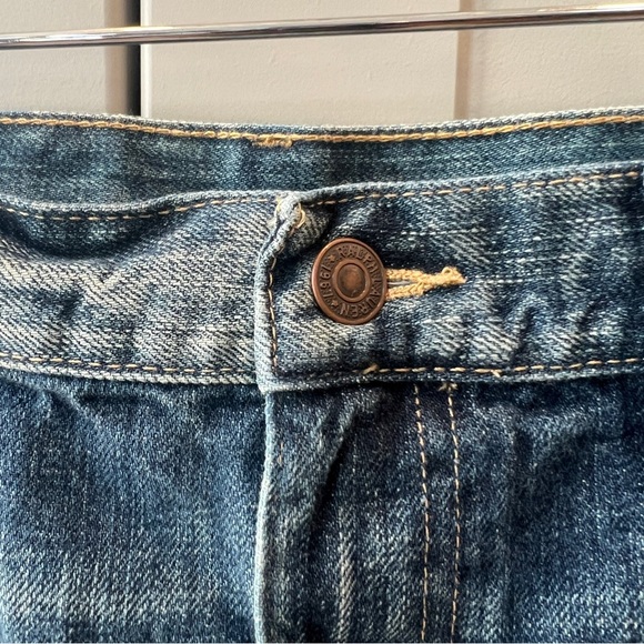 Polo Ralph Laure Denim Patchwork Reworked Skirt Pencil Jean 10 Streetwear - Picture 5 of 10